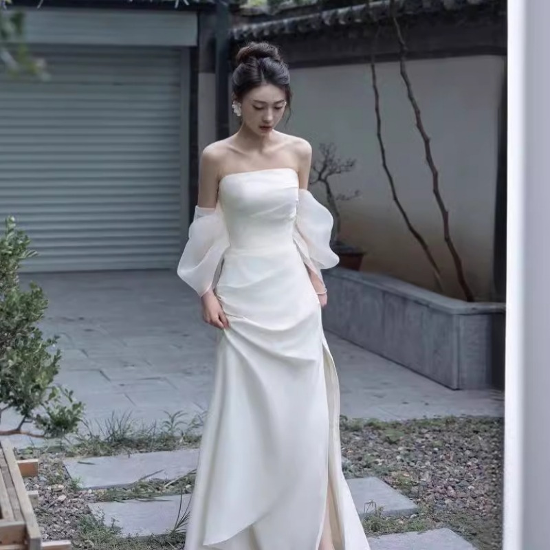 Photography Lighting Basics - New Chinese Style Engagement Morning Gown