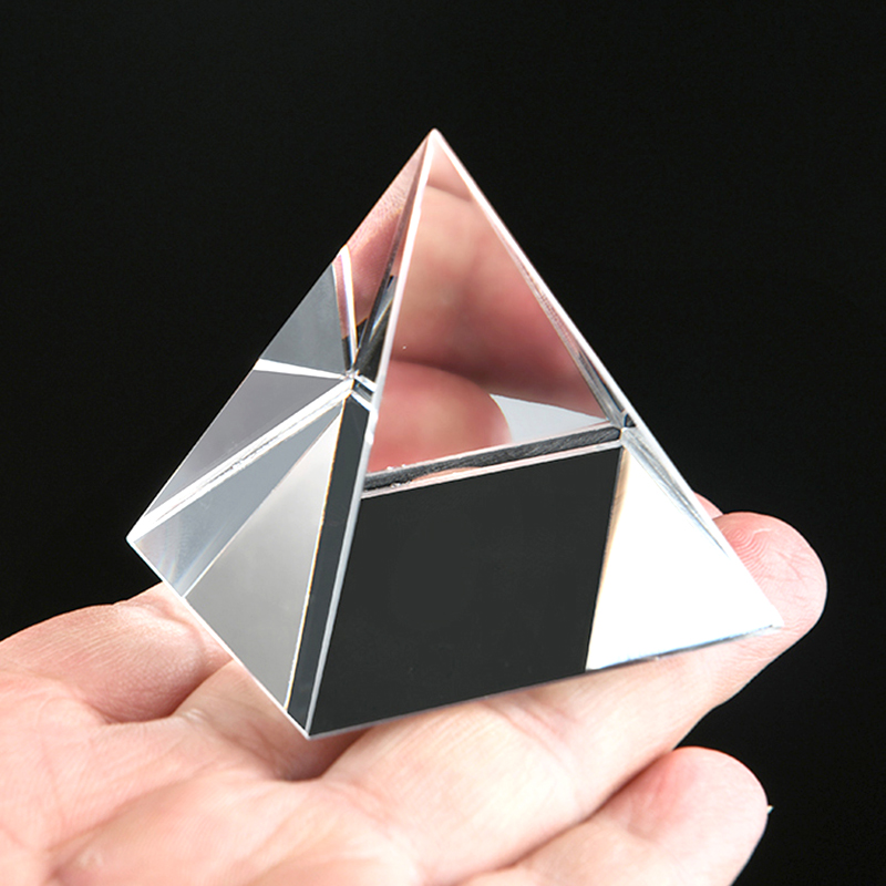40mm/60mm Quadrangular Pyramid - Lighting Glass Photography ulasan dan harga