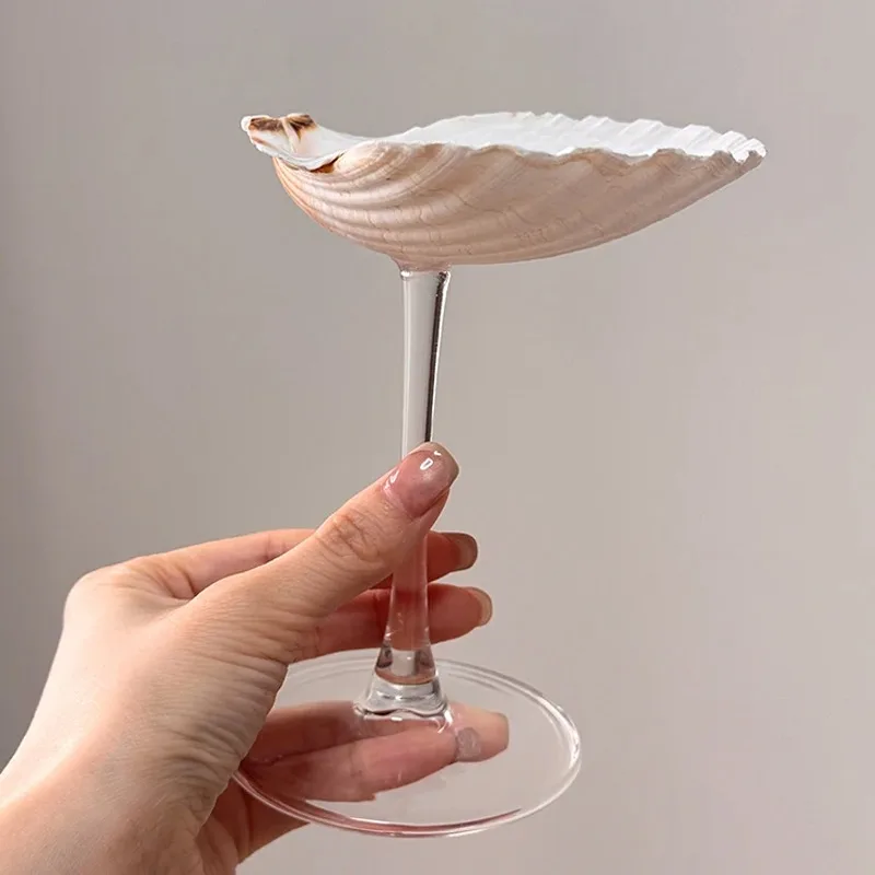 Light Luxury Conch Shell Champ - Lighting Glass Photography ulasan dan harga