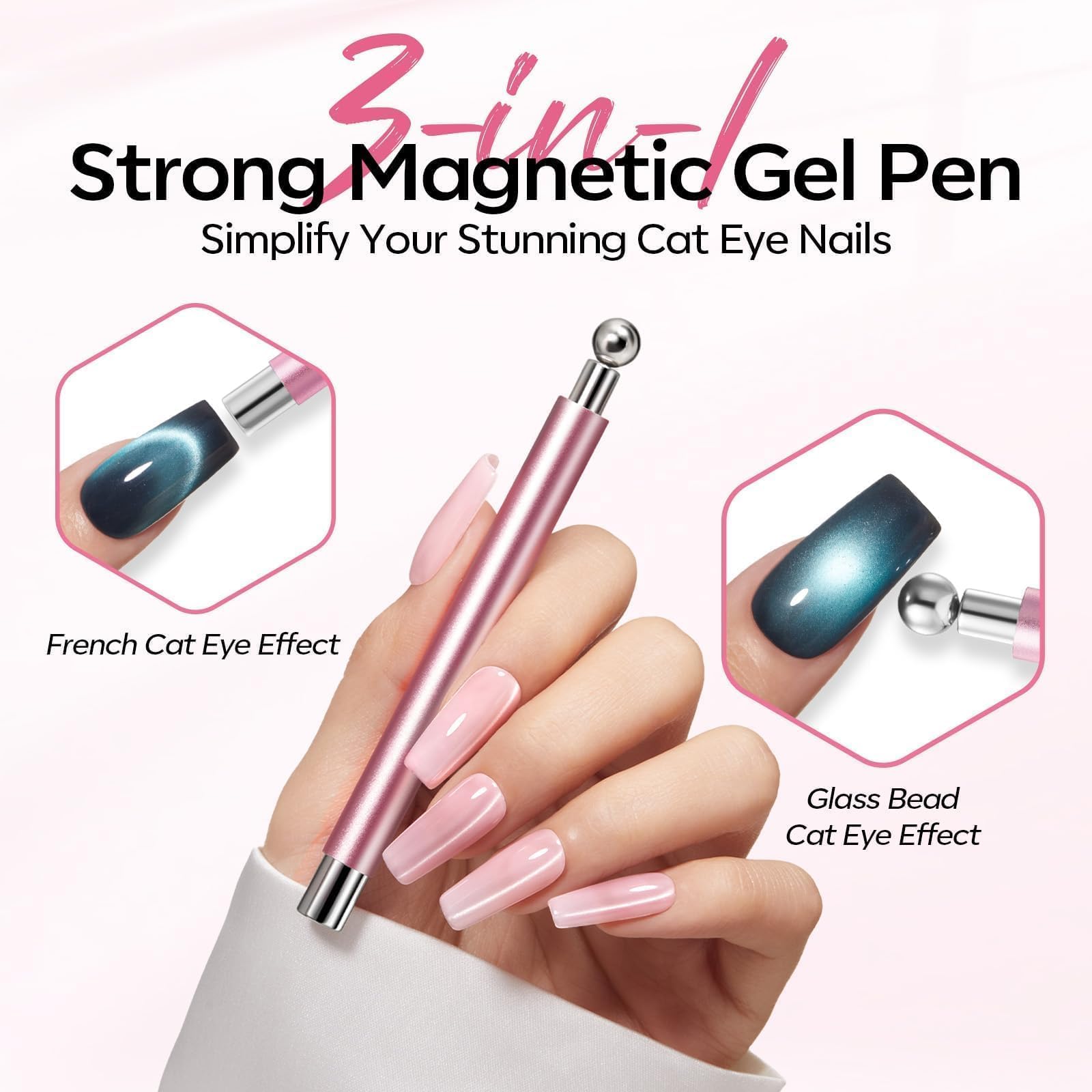 4pcs Cat Eye Nail Magnet Tool  - Photography Lighting Gels ulasan dan harga