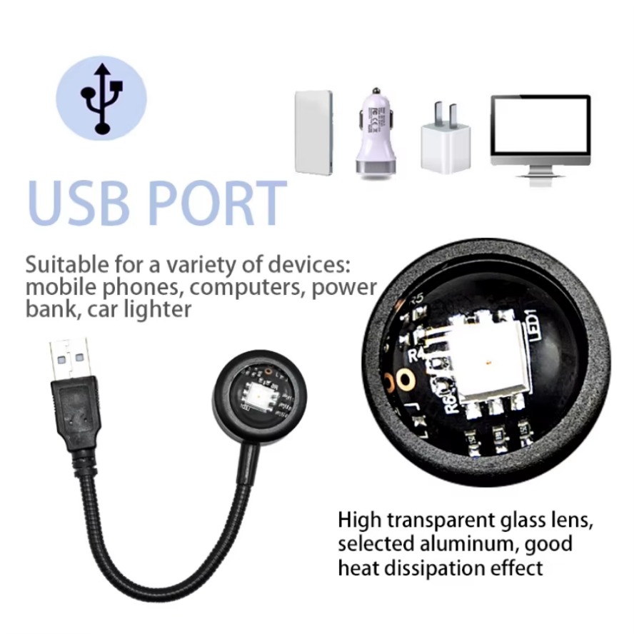 Led 5V Colorful USB Sunset Lam - Photography Lighting Diy ulasan dan harga