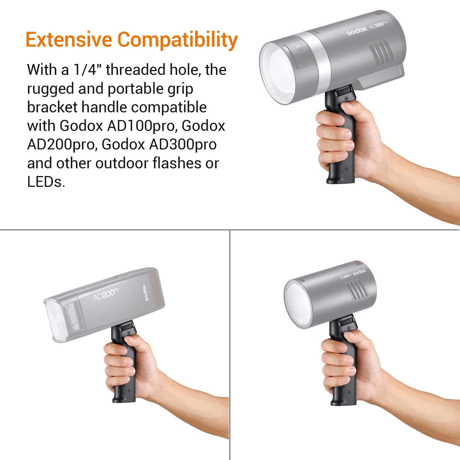 Godox FG-100 Flash Grip Portab - Photography Lighting Kit Godox ulasan dan harga