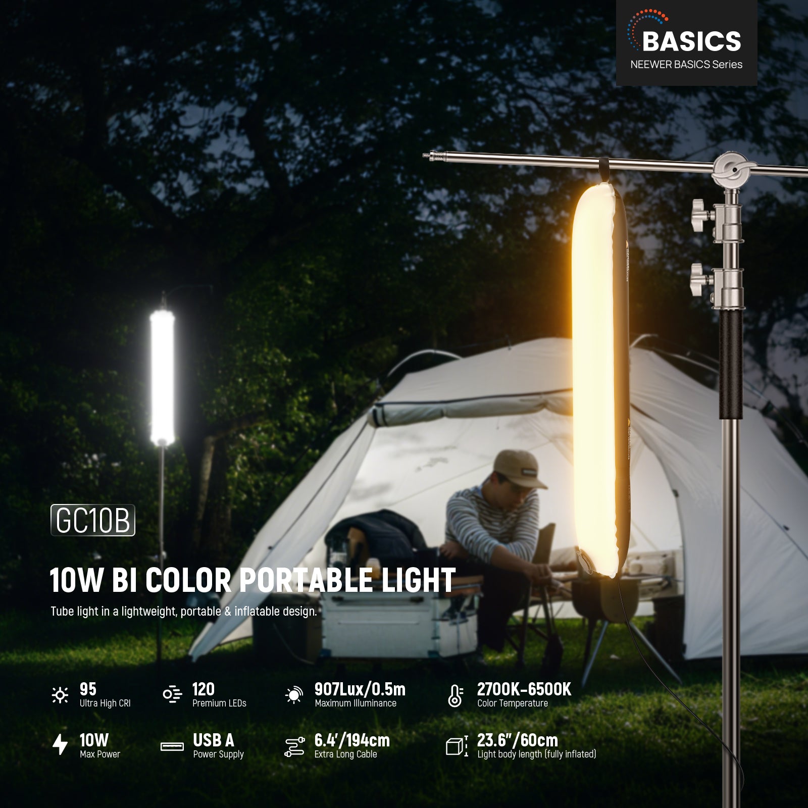 NEEWER BASICS 10W 21W Bi Color - Photography Lighting Basics ulasan dan harga