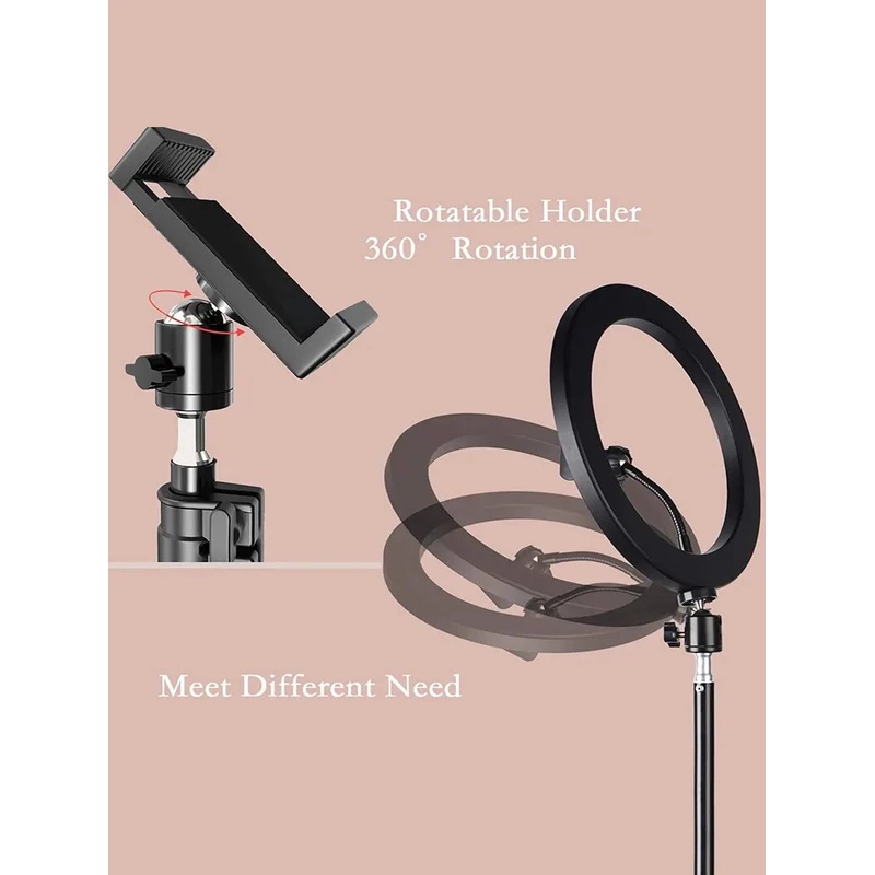Desiontal 26cm Ring Light with - Photography Lighting With Umbrella ulasan dan harga