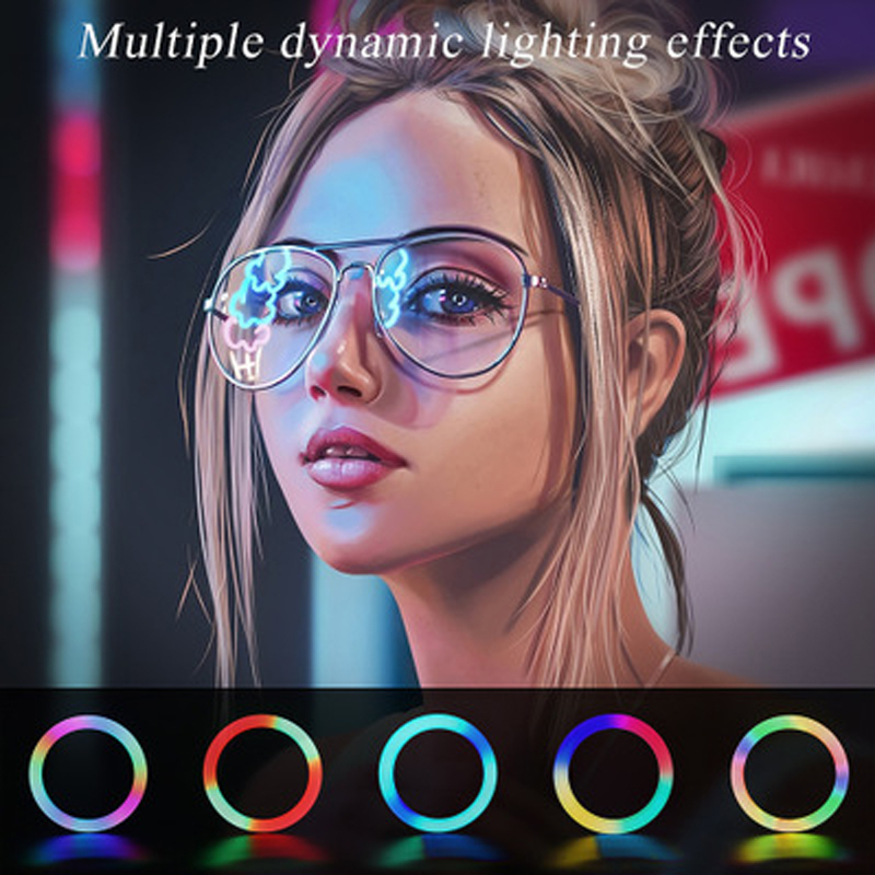 13inch RGB Led Selfie Ring Lig - Photography Lighting Circle ulasan dan harga