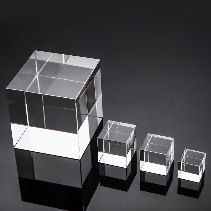 2 Pcs K9 Glass Cube Prism Righ - Lighting Glass Photography ulasan dan harga