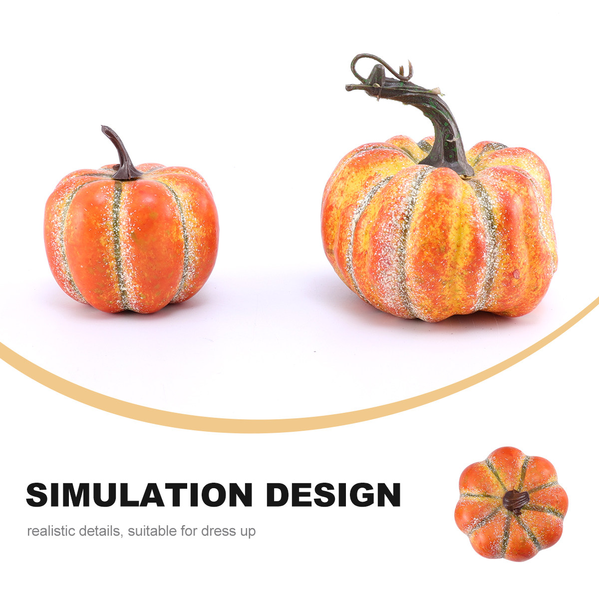 8Pcs Halloween Pumpkin Simulat - Photography Lighting Ideas ulasan dan harga