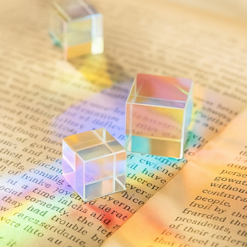 Glass Cube Dichroic Prism X-Cu - Lighting Glass Photography ulasan dan harga