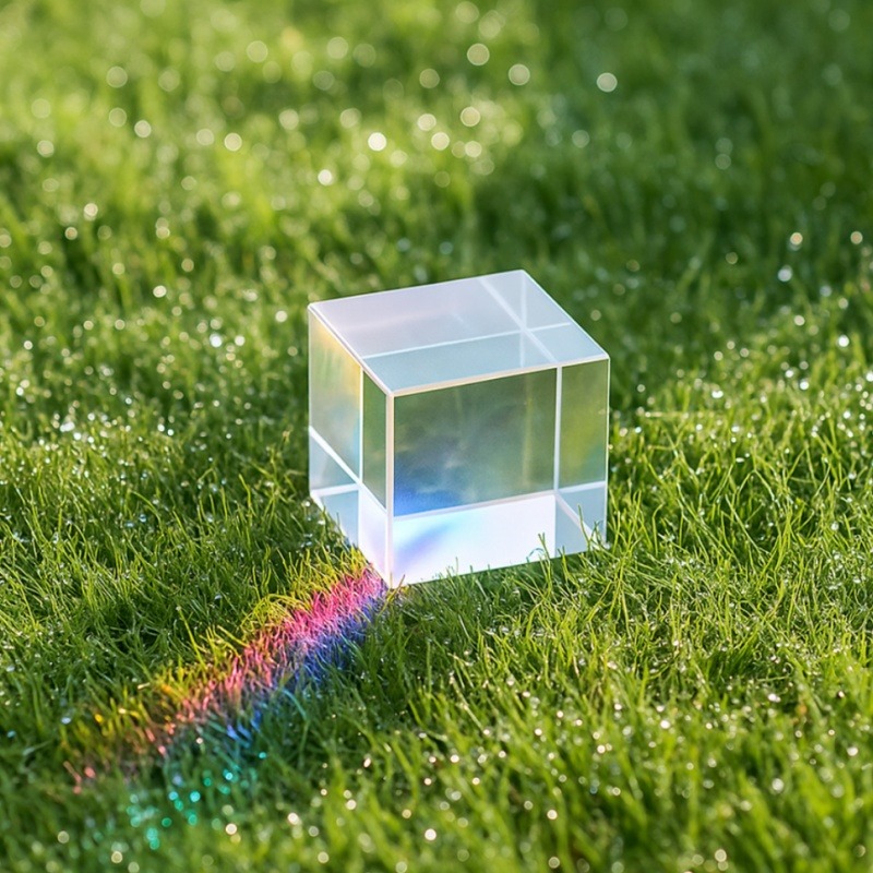 Glass Cube Dichroic Prism X-Cu - Lighting Glass Photography ulasan dan harga