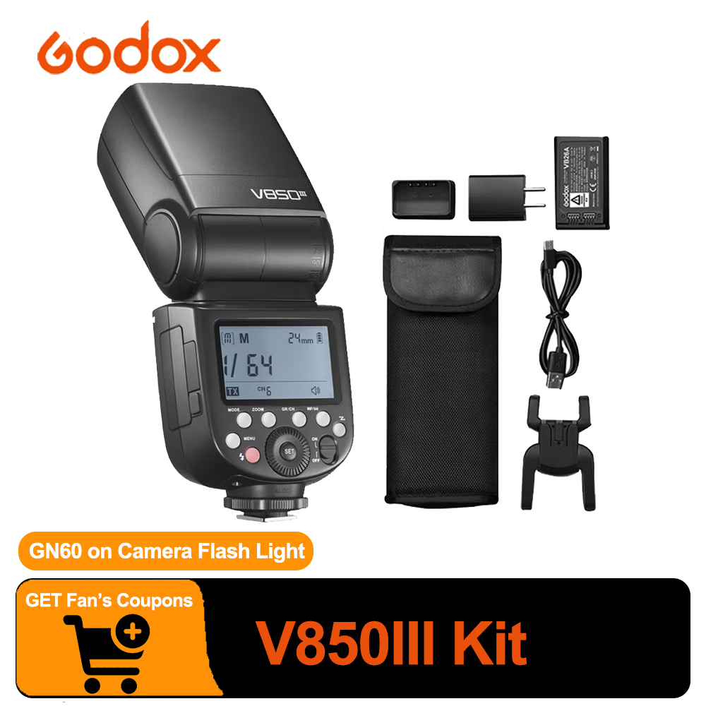 Godox V850III Kit Li-Ion Flash - Photography Lighting Kit Godox ulasan dan harga